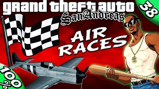 GTA San Andreas 38 ALL Las Venturas Street and Air RACES 100 Walkthrough [upl. by Obel]