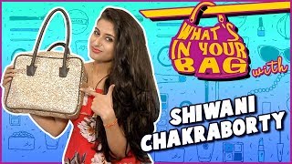 Shivani Chakravortis Handbag Secret Revealed  Whats In Your Bag  TellyMasala [upl. by Mcevoy]