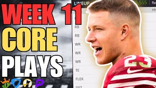 Best DraftKings amp FanDuel NFL Picks  Week 11 [upl. by Ydnyl213]