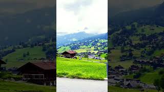 Beautiful Switzerland🇨🇭 Village and Swiss Alps Switzerland Tour swisssublime Shorts Switzerland [upl. by Eissirhc]