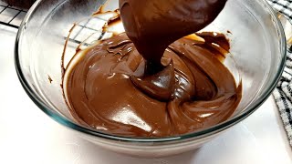 Chocolate Ganache Recipe with Cocoa Powder [upl. by Assi]