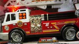 Fire Truck With Loud Siren Inside The Toy Store  Toys R Us Adventure [upl. by Pallaton917]