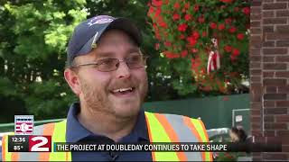 Baseball HOF fans to notice changes at Doubleday Field [upl. by Leonsis611]