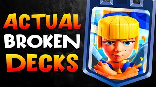 The ABSOLUTE Best Dagger Dutchess Decks in Clash Royale [upl. by Casabonne]