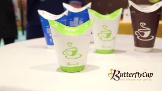 Biodegradable Butterfly cup [upl. by Burton]