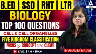 Bed  SSD  RHT  LTR  Top 100 Biology Questions  Cell amp Cell Organelles by Analisa Maam [upl. by Elletsirhc]