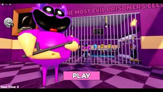 CATNAP BARRYS PRISON RUN Obby  Scary Obby Live Stream roblox [upl. by Casaleggio]