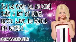 Selena Gomez As a blond With Lyrics [upl. by Ard]