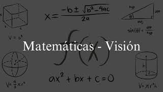 Matemáticas  visión [upl. by Nauhs145]