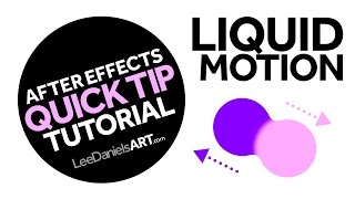 After Effects Tutorial  QUICK TIP  Liquid Motion  Cells Dividing [upl. by Tallbot]