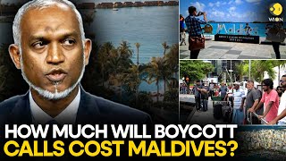 IndiaMaldives row How much Maldives stands to lose amid boycott calls from India  WION Originals [upl. by Hsirap644]