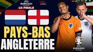 🔴LIVE PAYSBAS  ANGLETERRE  12 FINALE EURO 2024  The Three Lions vs Oranje  EN DIRECT [upl. by Analahs]