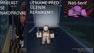 ŠÍLENÍ ŘEZNÍK NÁS NAHÁNÍ V Robloxu s k3tchup3 a s random cápkem [upl. by Ecinerev]