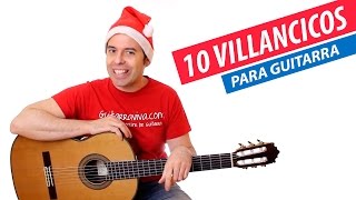 Los 10 Mejores Villancicos que debes conocer en guitarra con acordes  Top 10 [upl. by Moor]