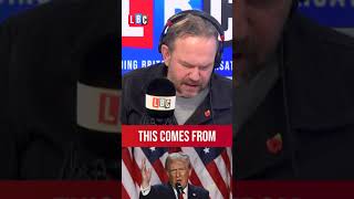 James OBrien officially confirms Donald Trump as US President  LBC [upl. by Olette]