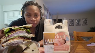 VLOGTOBER DAY 10  MCALISTERS KING CLUB SANDWICH  NEW BABY ITEMS FROM AMAZON PRIME DAY [upl. by Aitercul]