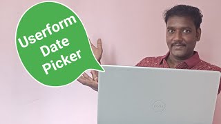 Part 36  Date picker in VBA Userform  Calendar View in Userform  Kallanai YT [upl. by Ahsenauq]