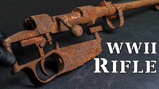 Italian ww2 rifle restoration  carcano gun restoration [upl. by Nilatak]