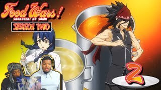 MEGUMI VS RYO Food Wars Shokugeki No Soma  Season 2  Episode 2  Reaction [upl. by Hobey]