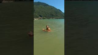 ABBIAMO BREVETTATO UN NUOVO SPORT🇮🇹🤣italia lago como chiavenna valtellina sondrio alpi lago [upl. by Ener749]