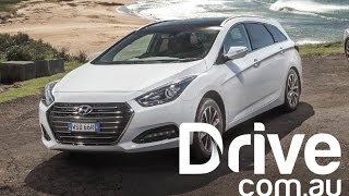 2015 Hyundai i40 Series II First Drive Review  Drivecomau [upl. by Ogg]