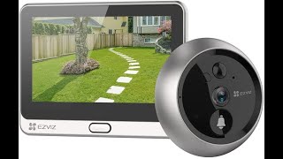 Review of the EZVIZ DP2C 1080p door viewer peephole camera [upl. by Aracaj]