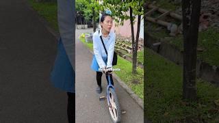 Sekolah Naik Sepeda Roda Satu  🤪🚴🏻‍♂️ cicinyasar bocil shorts [upl. by Prichard411]