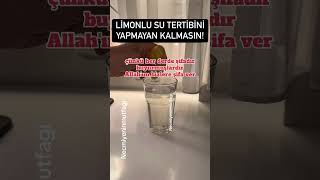 Limonlu su terkibi yapmayan kalmasın faydalibilgiler keşfet [upl. by Biernat297]