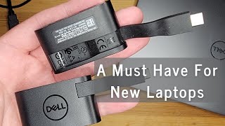 No USBHDMI Ports On Your Dell Laptop No Problem USBC Adapter [upl. by Imar588]