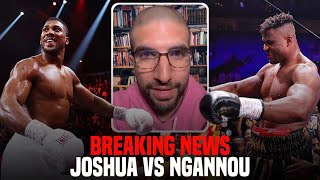 FRANCIS NGANNOU VS ANTHONY JOSHUA IS A DONE DEAL  BREAKING NEWS [upl. by Wenz]