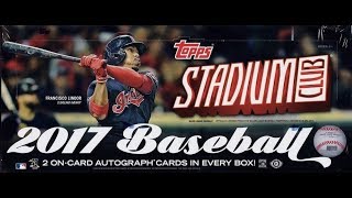 Box Busters 2017 Stadium Club Baseball [upl. by Joachim279]