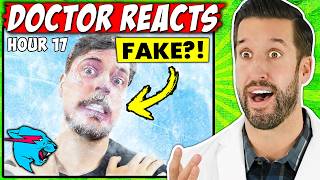 ER Doctor REACTS to MrBeast Most Dangerous Challenges [upl. by Acirtap]