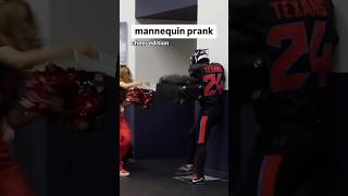 NEW MANNEQUIN PRANK  got the twins again 😂 houston texans cheerleader mannequin scare prank [upl. by Charlot]