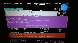 GMDSS InmarsatC Link test  InmarsatC PV test [upl. by Esil615]