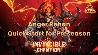 BERSERKER BUILD ANGER REHAN QUICK START FOR PRESEASON [upl. by Keheley]