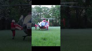 EC135 helicopter starting up  H135 shortsvideo rotorcraft shorts [upl. by Emorej]