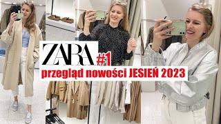 PRZEGLĄD NOWOŚCI JESIEŃ 2023 ZARA CZ1 TRENDY JESIEŃ 2023 I MIERZYMY [upl. by Nonregla]