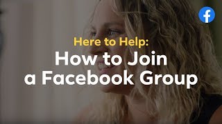 Here to Help How to Join a Facebook Group [upl. by Gawain339]