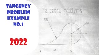 TANGENCY PROBLEMS EXAMPLE ONE 1 [upl. by Ateekal718]