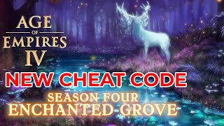 Age of Empires 4  How to Use Cheat Codes  AOE4 Major 2023 UPDATE  Enchanted Grove Season 4🌟🌟🌟 [upl. by Zabrine]