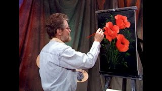 Oil Painting Lesson How To Paint a Anemone Poppy with Lowell Speers [upl. by Jairia]