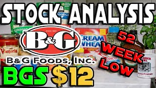 Stock Analysis  BampG Foods Inc BGS  52 WEEK LOW DO WE BUY [upl. by Agbogla]