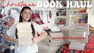 HUGE Christmas Book Haul 📖🎄🛒 30 Books for Christmas  Ella Rose Reads [upl. by Ahsenak107]