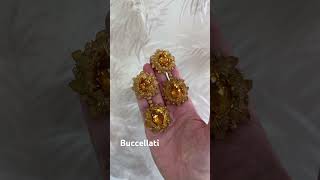 buccellati earrings jewelry estatejewelry palmbeach jewellery vintagejewerly luxury style [upl. by Harland979]