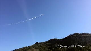 Witnessed Cremated Remains Scattering by Airplane [upl. by Lyrad]