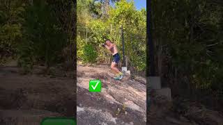 Use trail running poles correctly☝🏼trailrunning trailrunners ultrarunning ultrarunners run [upl. by Nyral]