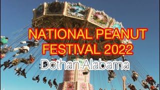 2 FUN FILLED NATIONAL PEANUT FESTIVAL DOTHAN ALABAMA 2022 [upl. by Ahsuatan71]