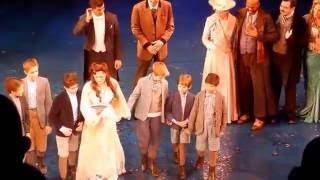 Curtain Call in the last performance of Finding Neverland in NY 82116 [upl. by Noiztneb538]