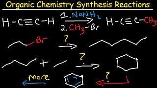 Organic Chemistry Synthesis Reactions  Examples and Practice Problems  Retrosynthesis [upl. by Xylia]