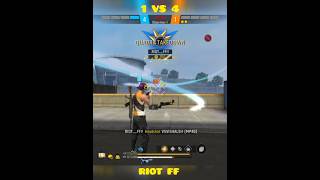 MY OVER CONFIDANT 1 V 4 EASY freefire freefirelonewolfmodeump free freefiresensiproboosterf [upl. by Oznohpla453]